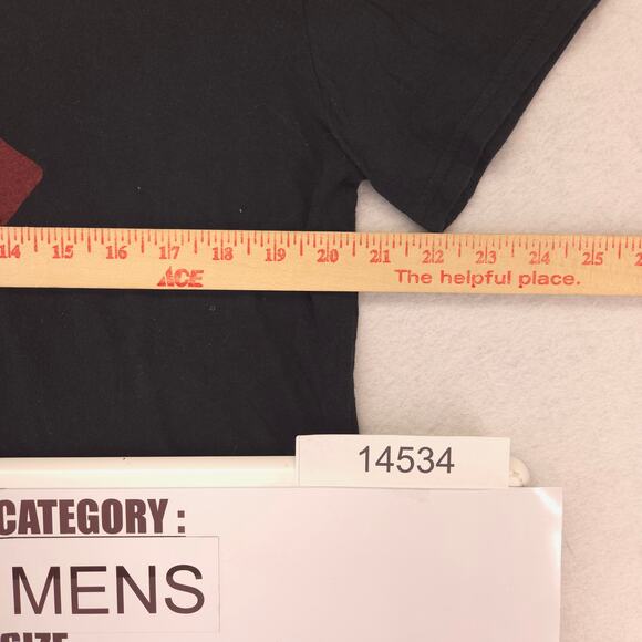 The Rolling Stones 1975 US Tour Band Crew Neck T Shirt Mens Size XL Black - Picture 7 of 9